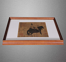 土默特书画装裱配框服务案例